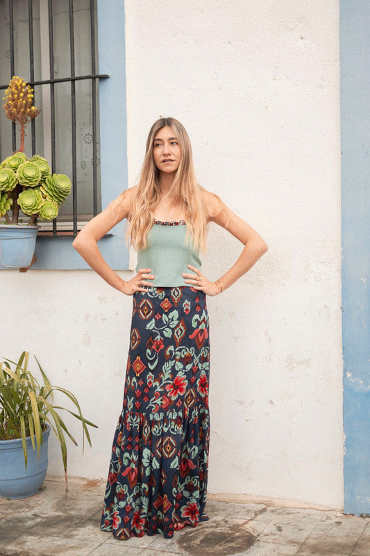 SOL - CONJUNTO TOP Y FALDA