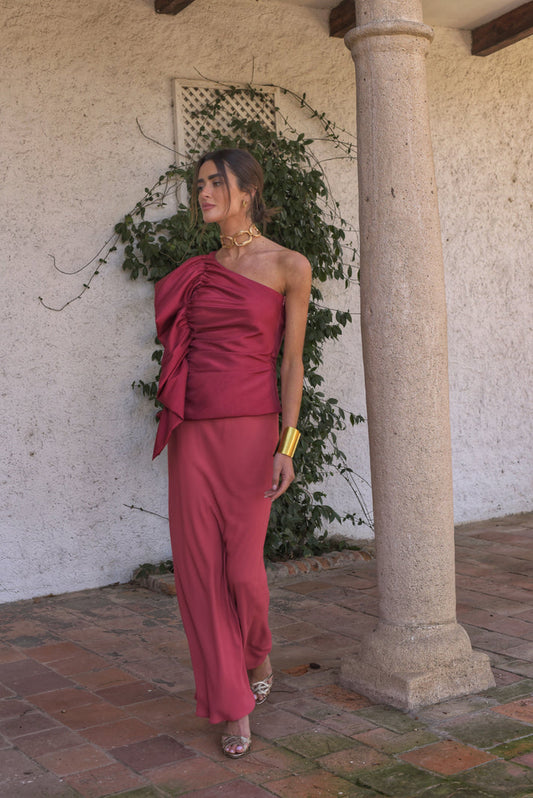 ARTEMISA - CONJUNTO TOP Y FALDA