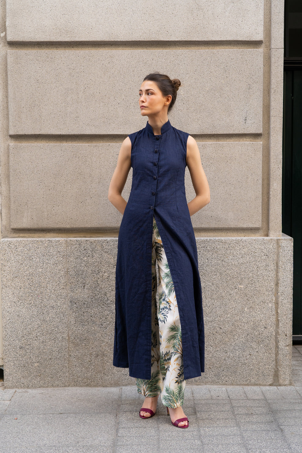 ADOLFA - CONJUNTO DE PANTALÓN Y KIMONO