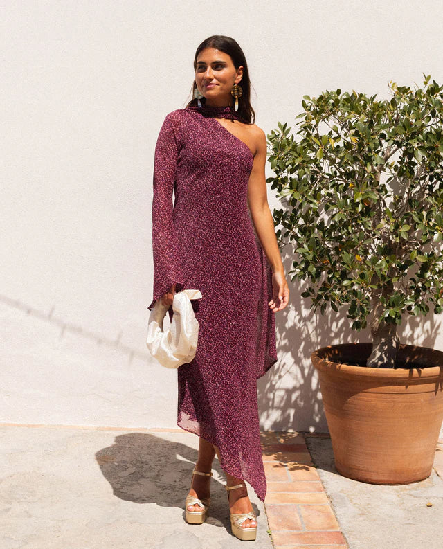ERIKA - VESTIDO MIDI ESTAMPADO