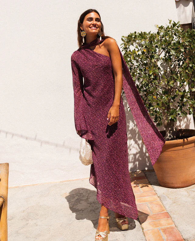 ERIKA - VESTIDO MIDI ESTAMPADO