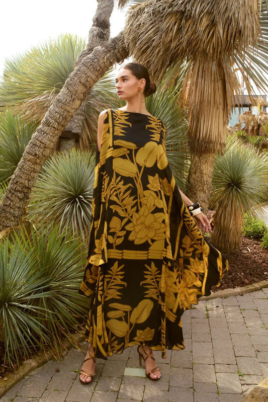 EMILIANA - VESTIDO ESTAMPADO SIN CORTE