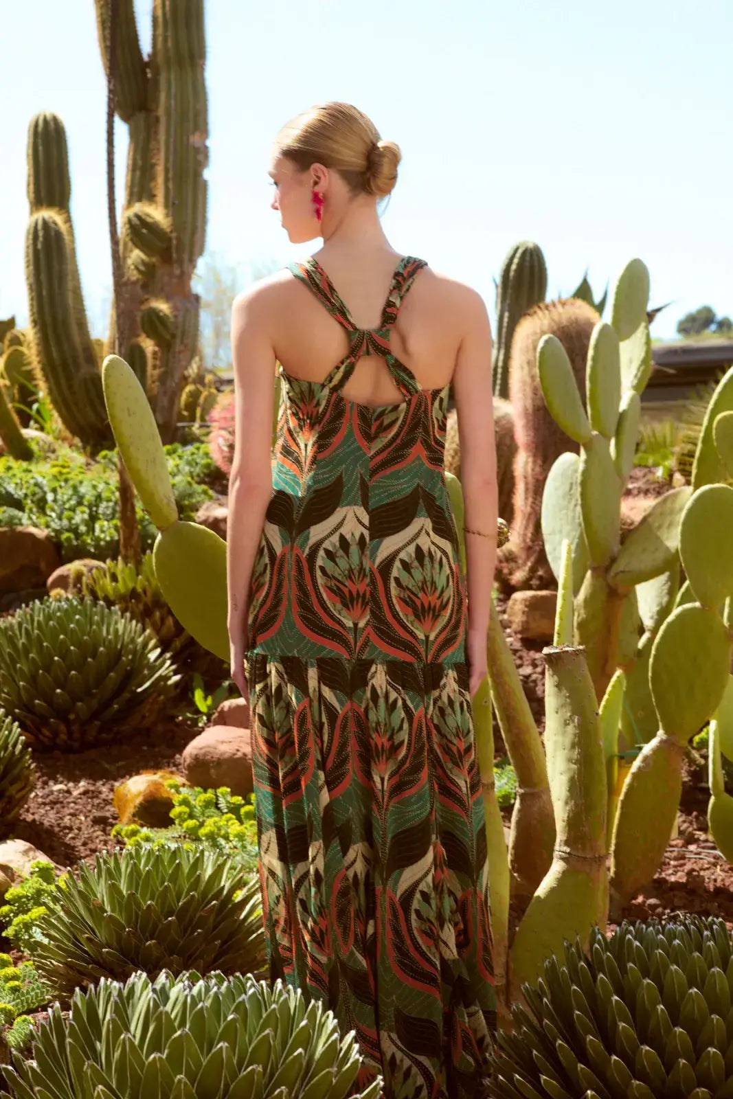 CLARA - VESTIDO LARGO ESTAMPADO