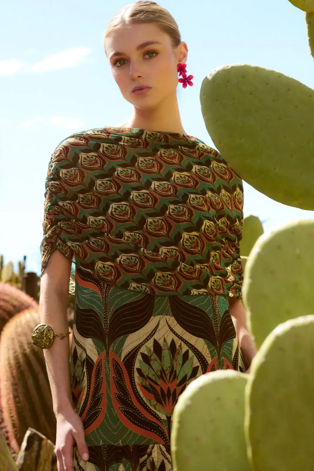 CLARA - VESTIDO LARGO ESTAMPADO