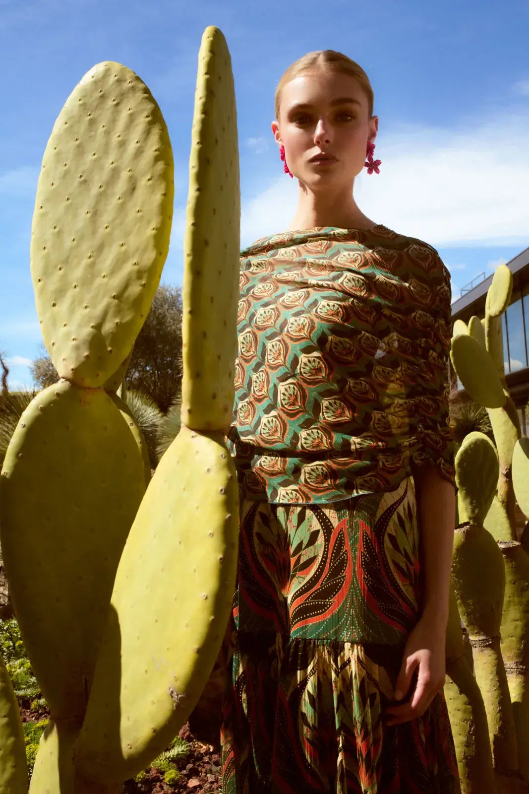 CLARA - VESTIDO LARGO ESTAMPADO