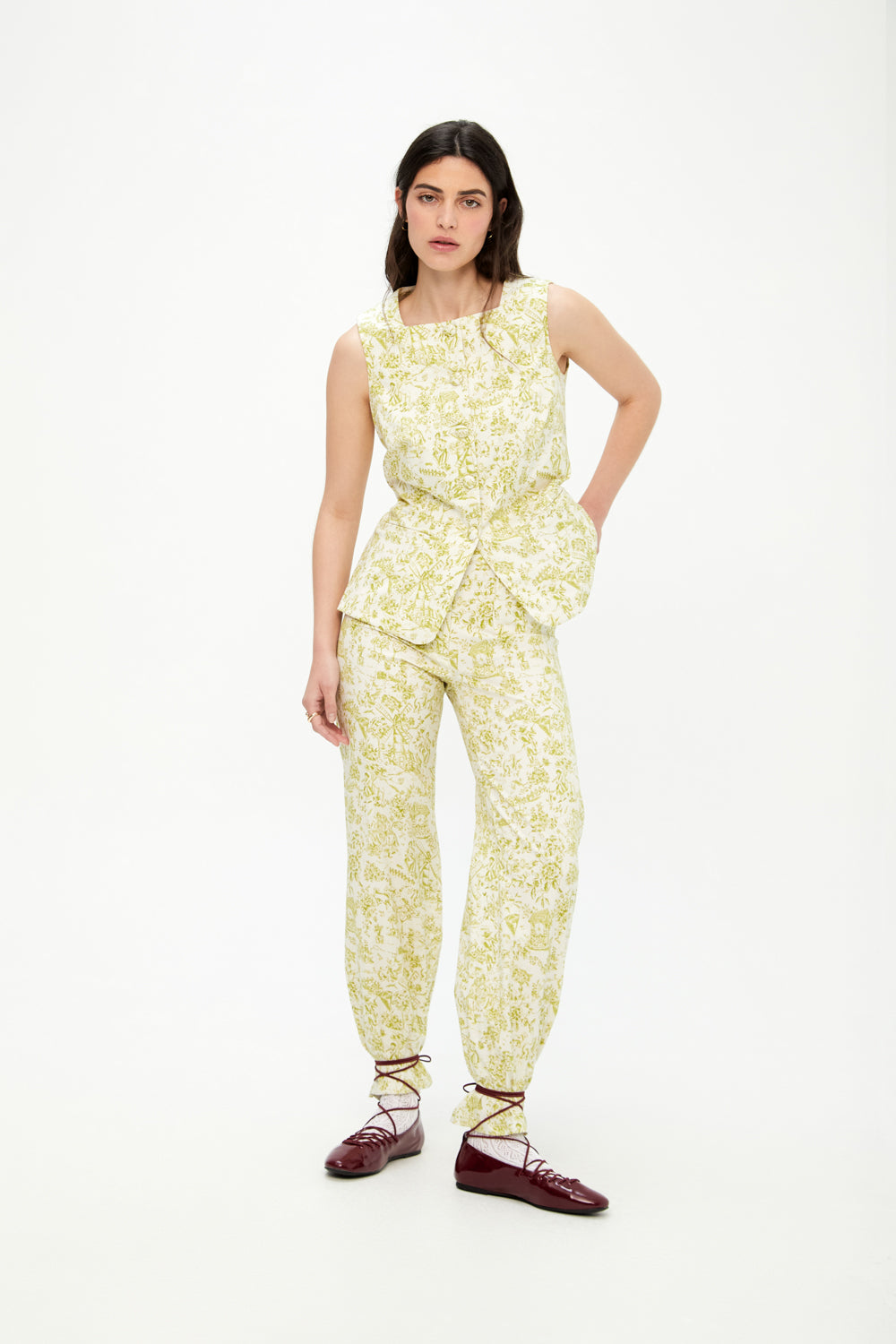 ORNELLA - CONJUNTO DE PANTALÓN Y CHALECO