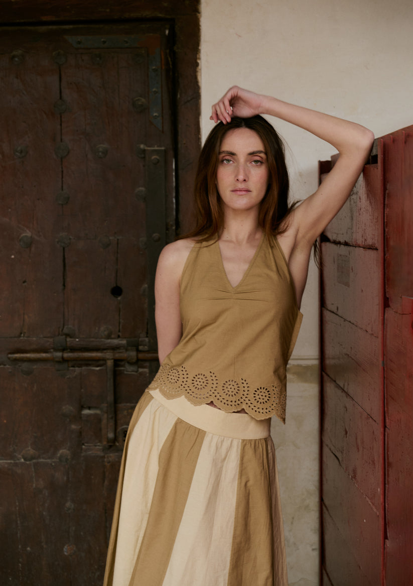 TANIA - CONJUNTO DE TOP Y FALDA