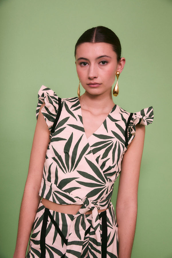 VANESSA - CONJUNTO DE TOP Y FALDA