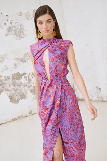 SOTIRIA - VESTIDO CON CUELLO HALTER
