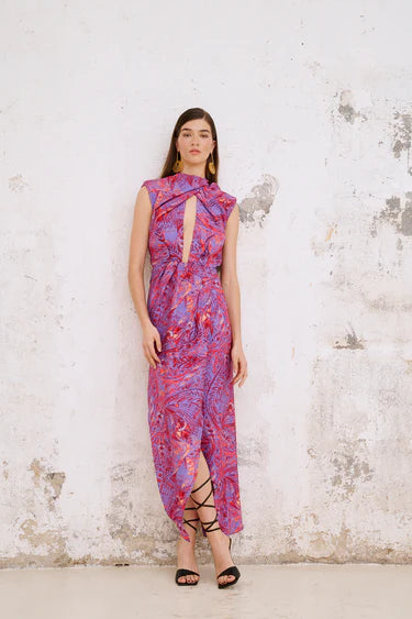 SOTIRIA - VESTIDO CON CUELLO HALTER