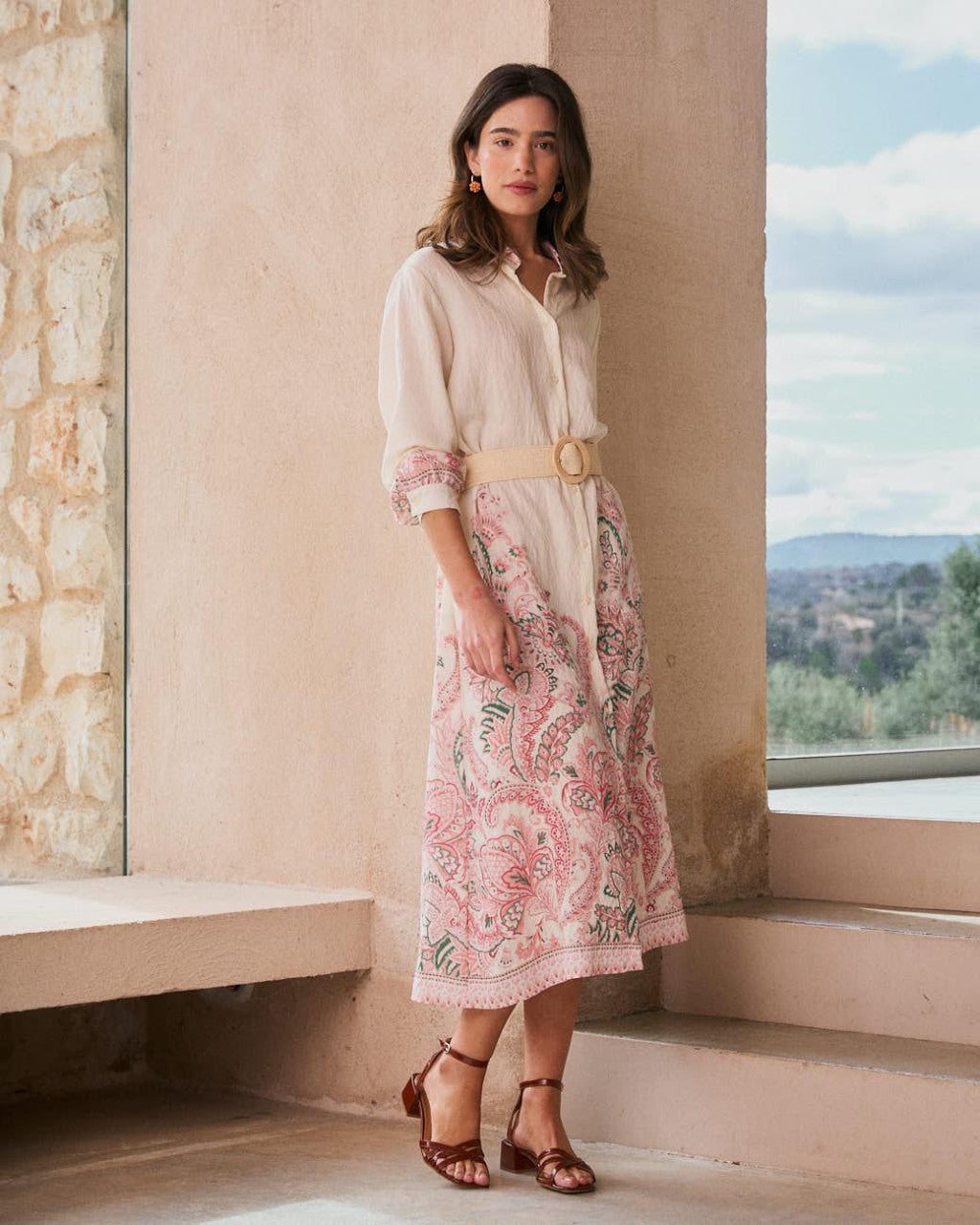 LILITH - VESTIDO CAMISERO ESTAMPADO