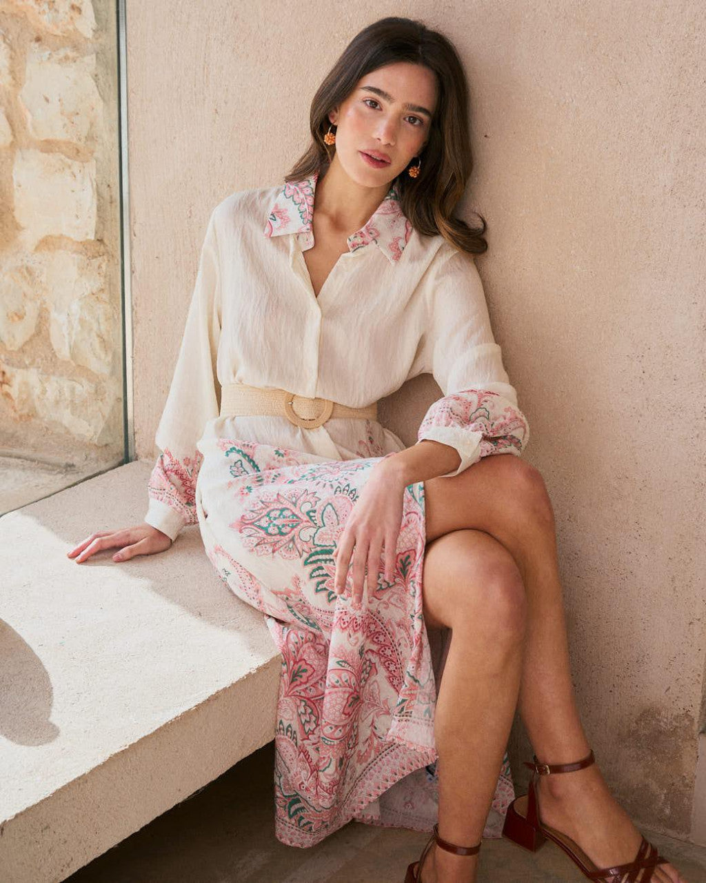 LILITH - VESTIDO CAMISERO ESTAMPADO