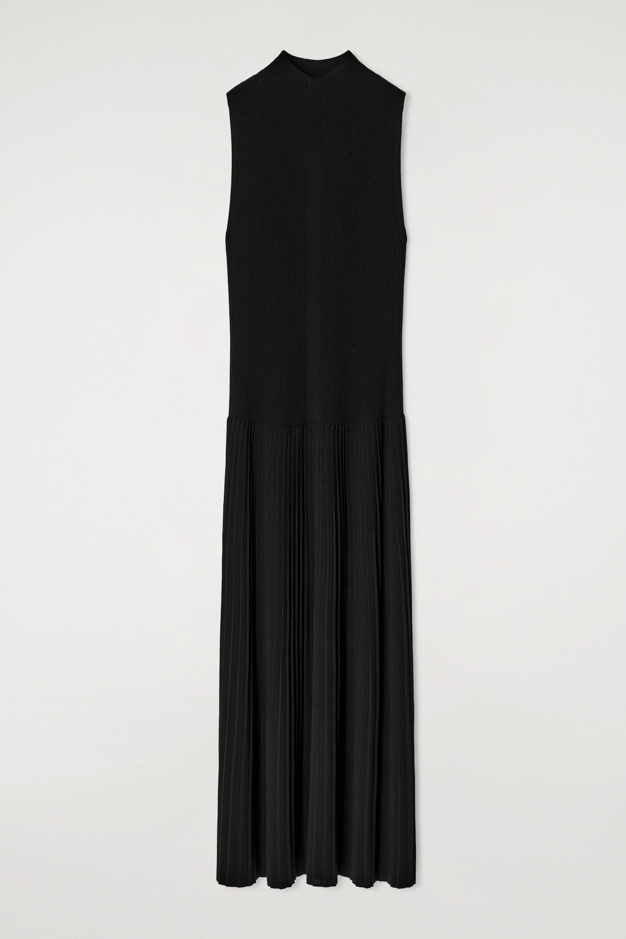 FIORELLA - VESTIDO PLISADO DE CUELLO ALTO