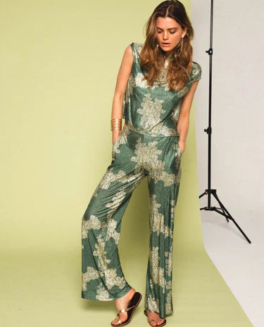 BENILDE - CONJUNTO TOP Y PANTALÓN
