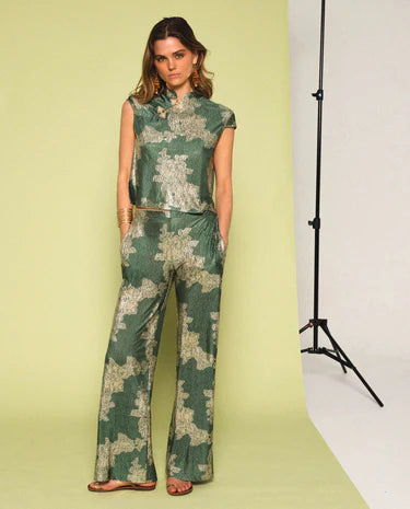 BENILDE - CONJUNTO TOP Y PANTALÓN