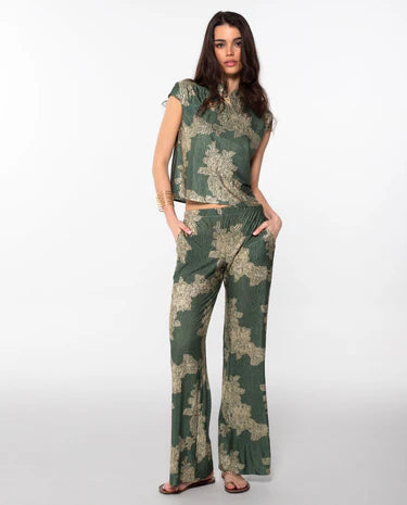 BENILDE - CONJUNTO TOP Y PANTALÓN