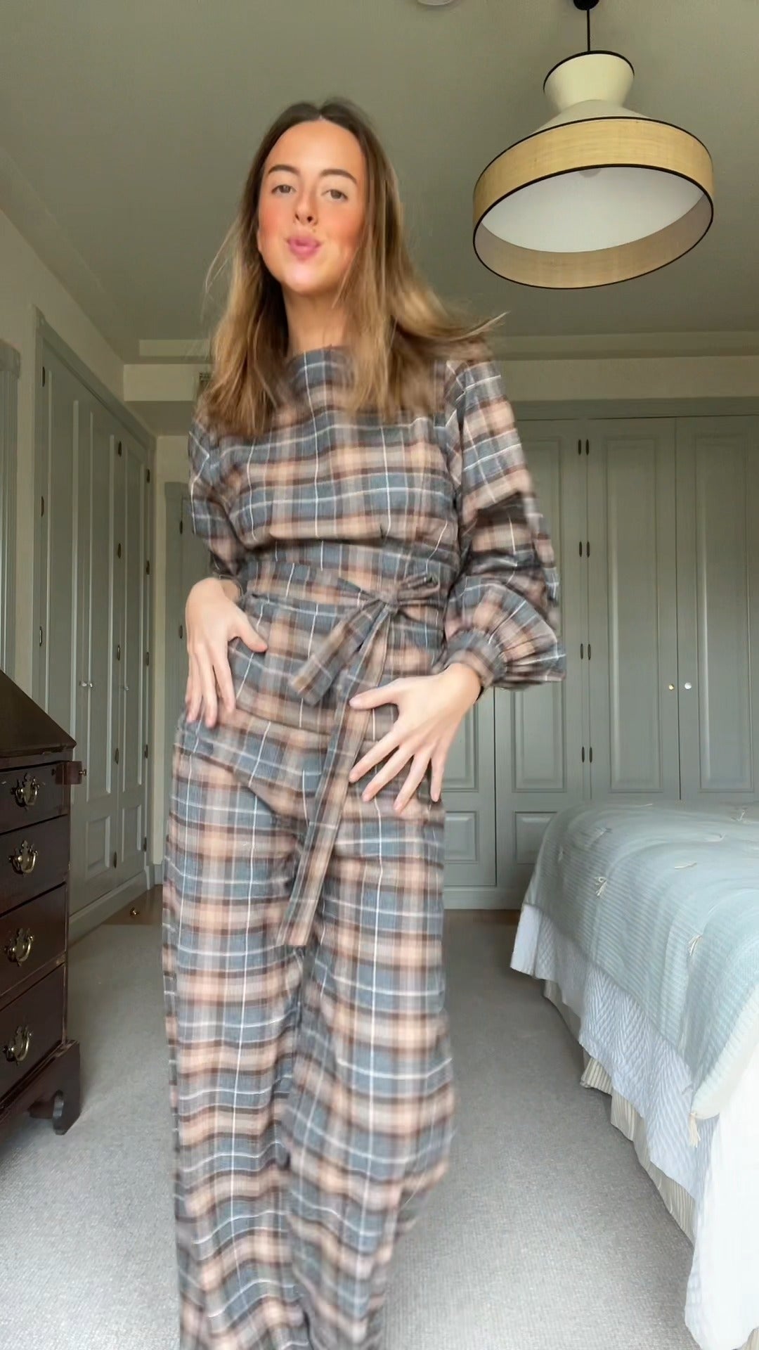 SELENA - CONJUNTO BLUSA Y PANTALÓN