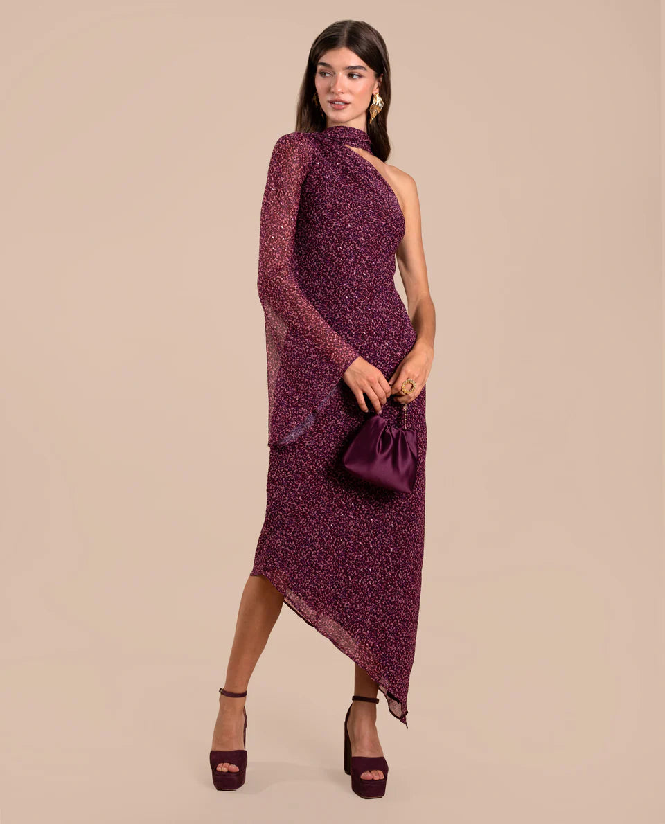 ERIKA - VESTIDO MIDI ESTAMPADO